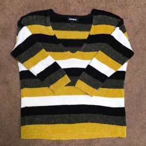 Express striped sweater